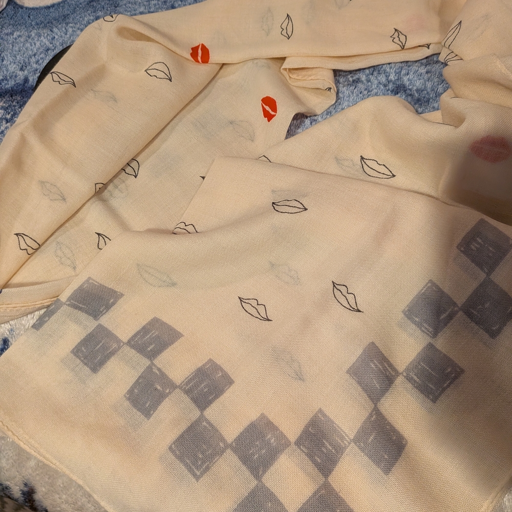Rag & Bone Cream Wool Scarf